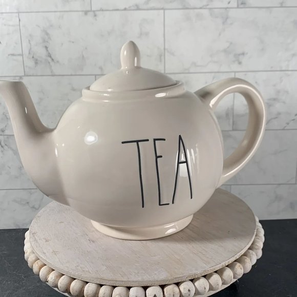 Rae Dunn TEA teapot ceramic new never been used - Picture 1 of 6